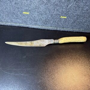 Antique Joseph Rodgers & Sons Sheffield butcher Knife Majesty 19th C English